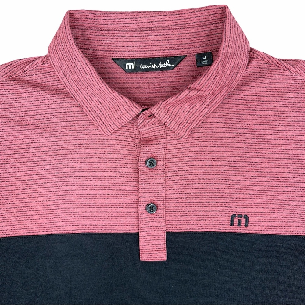 TRAVISMATHEW RIVERBANK GOLF POLO ROAN ROGUE Size Medium - Picture 6 of 12
